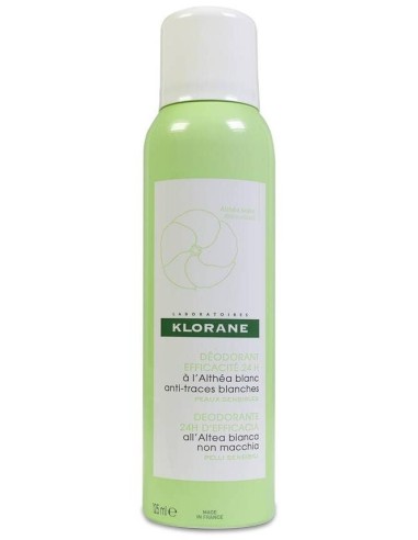 Klorane Desodorante Spray Muy Suave Altea Blanca 150Ml