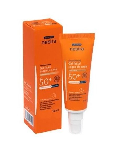 Acofarderm Gel Facial Toque De Seda Color Spf 50+ 50Ml