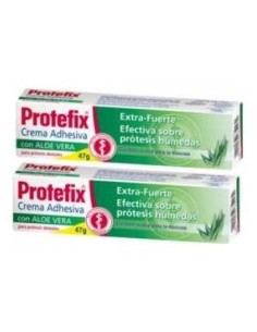 Acofar Protefix Duplo Crema Adhesiva Aloe 2X47G