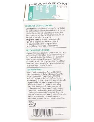 Buccarom Gel Bucodental 15Ml Pranarom