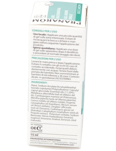 Buccarom Gel Bucodental 15Ml Pranarom