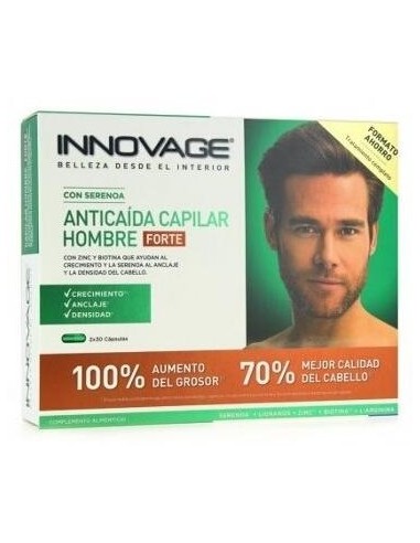 Innovage Anticaída Capilar Hombre Forte 2X30Caps