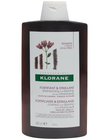 Klorane Champú A La Quinina Y Edelweiss Bio 400 Ml