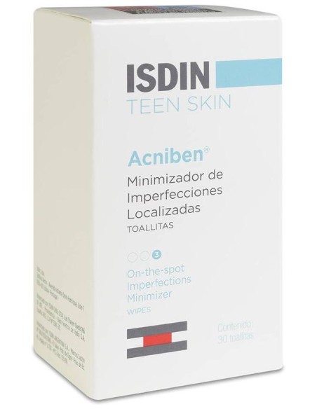 Isdin Teen Skin Acniben 3 On The Go Minimizador De Imperfecciones 30Uds
