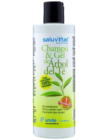 Saluvital Champú Y Gel De Árbol Del Té 300Ml