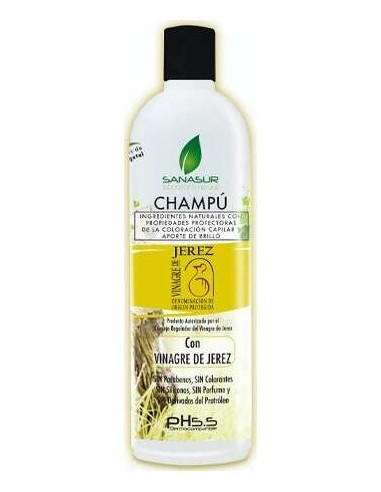 Sanasur Champu Natural Con Vinagre De Jerez 500 Ml