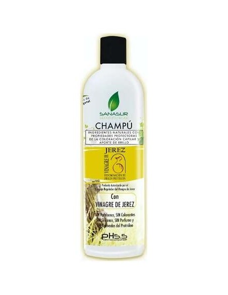 Sanasur Champu Natural Con Vinagre De Jerez 500 Ml
