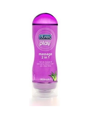 Durex® Play Gel Masaje 2 En 1 Lubricante Aloe Vera 200Ml