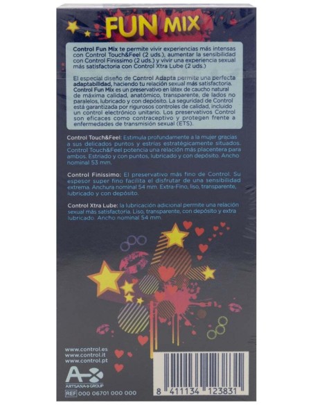 Control Fun Preservativos Mix 6 Uds.
