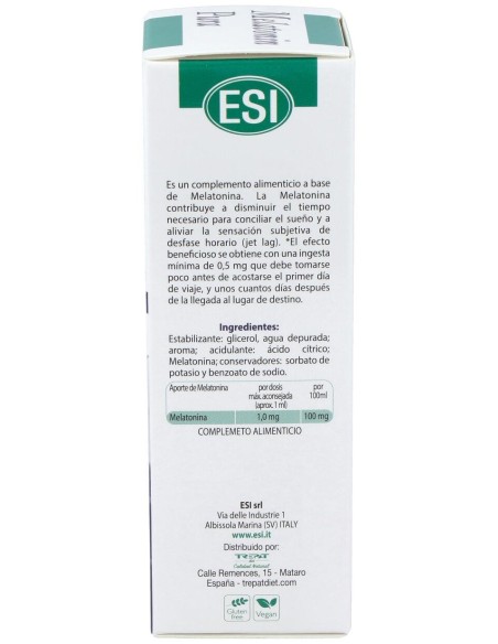 Melatonin Pura 1Mg Sin Erbe Della Notte 50Ml.