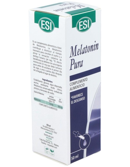 Melatonin Pura 1Mg Sin Erbe Della Notte 50Ml.