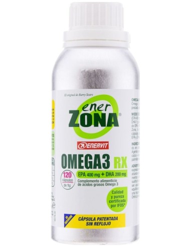 Enerzona Omega 3 Rx Aceite De Pescado 120Cáps