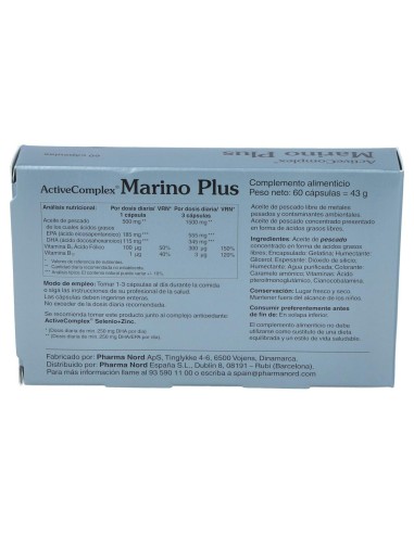Activecomplex Marino Plus 60 Capsulas