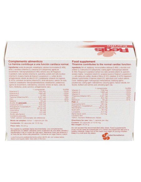 Regis Cardio Comprimidos 30 Comp