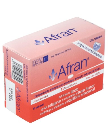 Afran, 30 Comprimidos