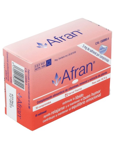 Afran, 30 Comprimidos