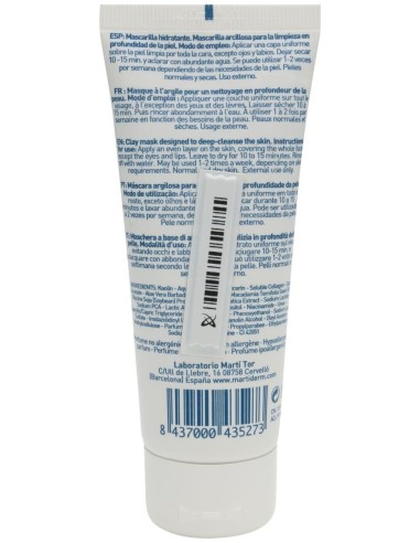Martiderm Essentials Hidro-Mask Mascarilla Hidratante Y Reafirmante, 75 Ml