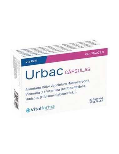Urbac 30 Capsulas Vitalfarma