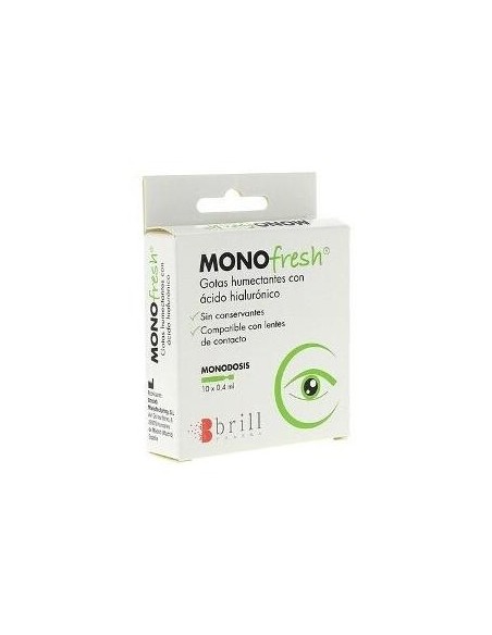Mono Fresh Humectantes Gotas 10Und X 0,4 Ml