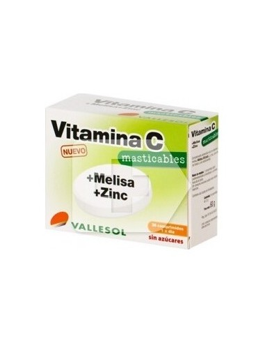 Vallesol Vit.C Melisa Zinc 24Comp.Masticable