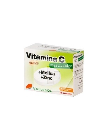 Vallesol Vit.C Melisa Zinc 24Comp.Masticable