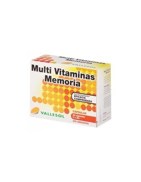 Vallesol Multi Vitaminas Memoria 40 Caps
