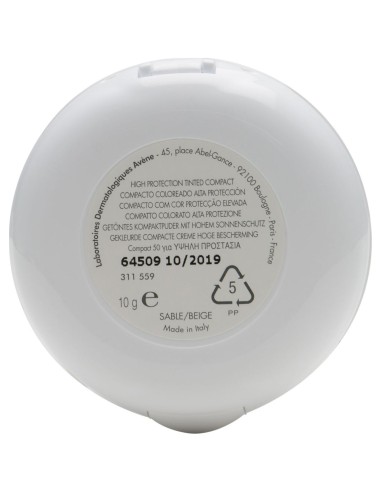 Avène Solar Compacto Coloreado Arena Spf 50, 10 G