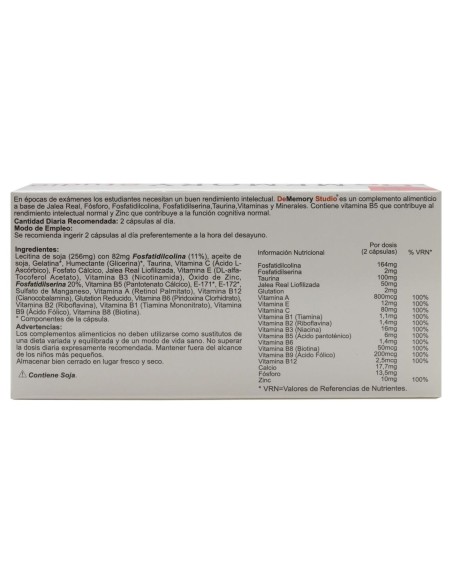 Dememory Studio 60 Capsulas
