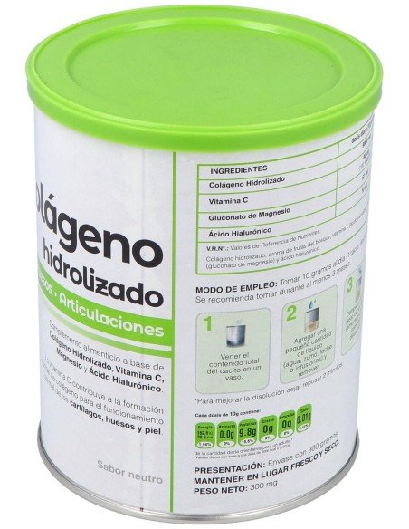 Bgreen Colageno Hidrolizado Bote 300 Gr