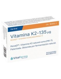 Vitalfarma Vitamina K2 135 Mcg 30 Capsulas