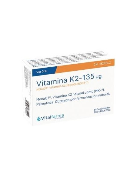 Vitalfarma Vitamina K2 135 Mcg 30 Capsulas