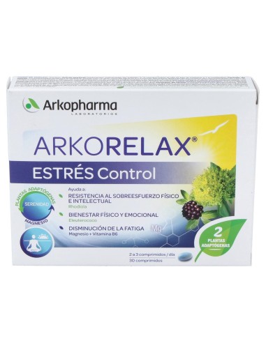 Arkopharma Arkorelax Estrés Control 30Comp