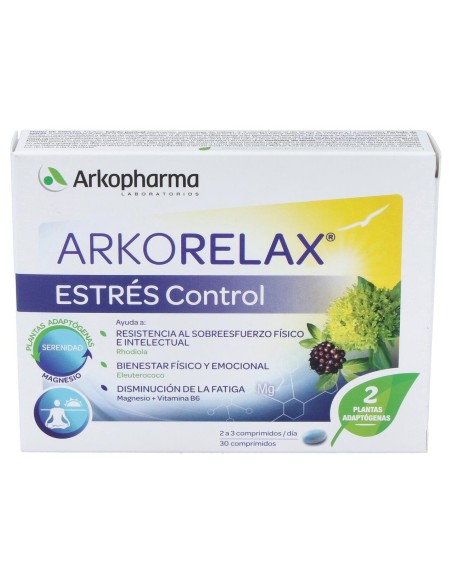 Arkopharma Arkorelax Estrés Control 30Comp