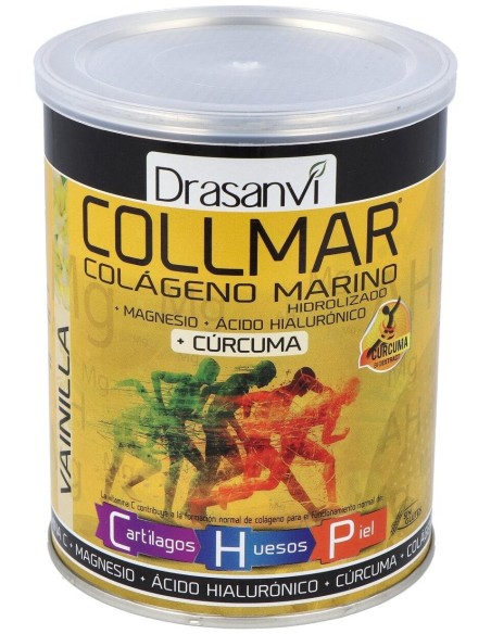 Drasanvi Collmar® Colágeno Marino + Magnesio + Cúrcuma Sabor Vainilla 300G