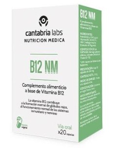 Cantabria Labs B12 Nm 20Caps