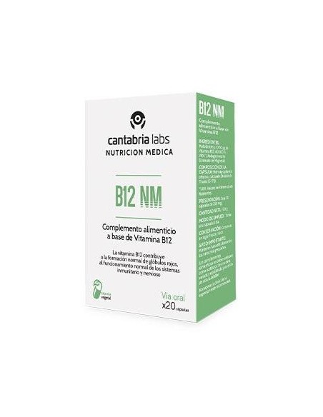 Cantabria Labs B12 Nm 20Caps