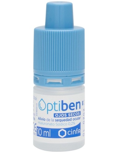 Optiben Ojos Secos Gotas Sequedad Ocular, 10 Ml