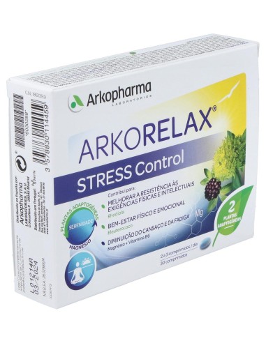 Arkopharma Arkorelax Estrés Control 30Comp