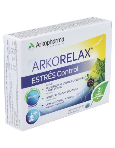 Arkopharma Arkorelax Estrés Control 30Comp