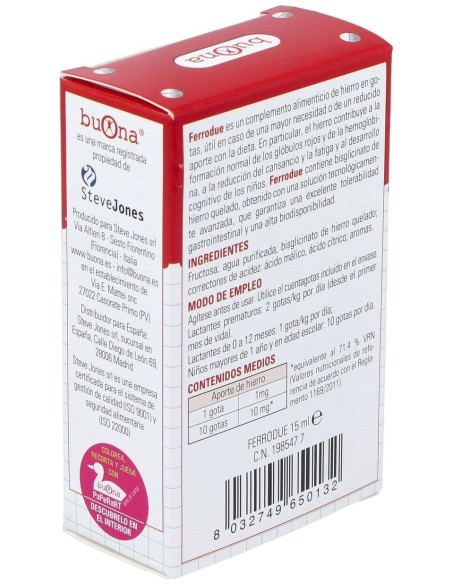 Buona Gotas Ferrodue 15Ml