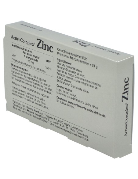 Activecomplex Zinc 60 Comprimidos