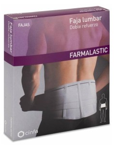 Farmalastic Faja Lumbar Doble Refuerzo Talla 2, 1 Ud