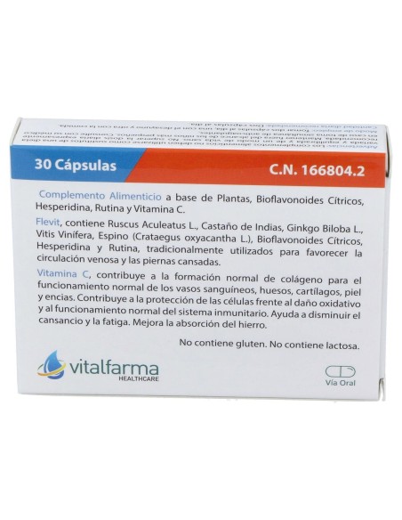 Flevit 30 Capsulas Vitalfarma