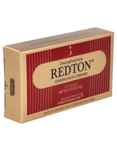Ginseng Rojo Coreano Redton 50 Capsulas