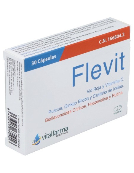 Flevit 30 Capsulas Vitalfarma
