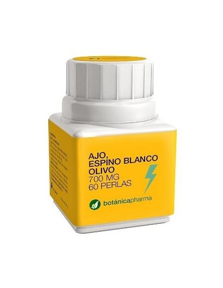 Botánicapharma Ajo + Espino Blanco + Olivo 700Mg 60 Perlas