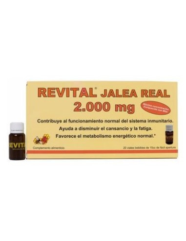Revital Jalea Real 2000 Mg 20 Viales