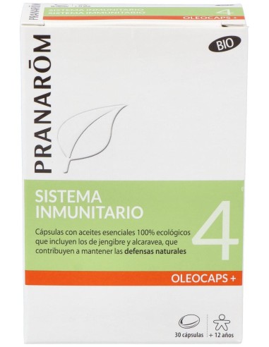 Pranarôm Oleocaps+ 4 Sistema Inmunitario Bio 30Caps