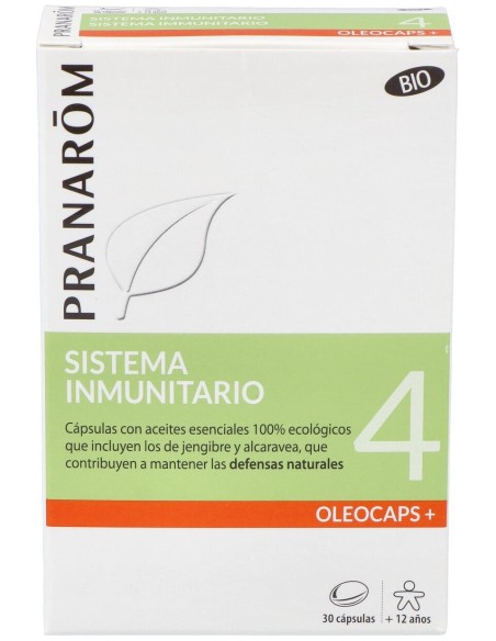 Pranarôm Oleocaps+ 4 Sistema Inmunitario Bio 30Caps