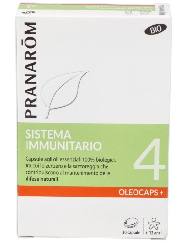 Pranarôm Oleocaps+ 4 Sistema Inmunitario Bio 30Caps